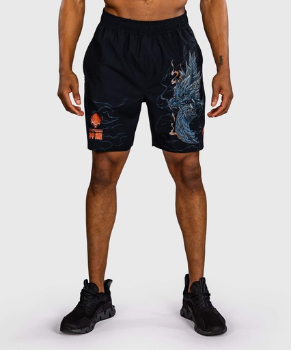 Venum Training Shorts Thunder Dragon, Black-Copper