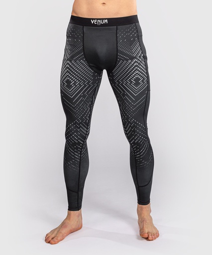 Venum Compression Pants Midnight Fury, Schwarz-Silber