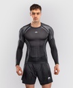 Venum Rash Guard Stealth, Schwarz-Weiss