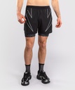 Venum Training Shorts Midnight Fury 2in1, Schwarz-Silber