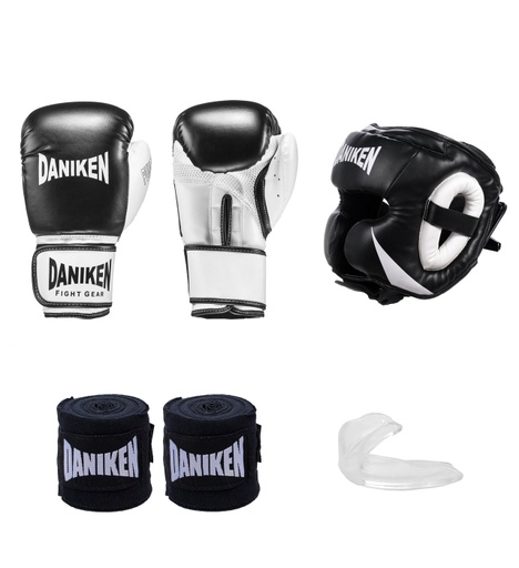 Boxing Bundle Avenger Junior Sparring, Black