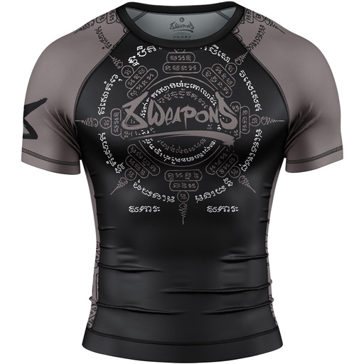 8Weapons Rash Guard 8 Ways Yant 2.0, Black-Grey