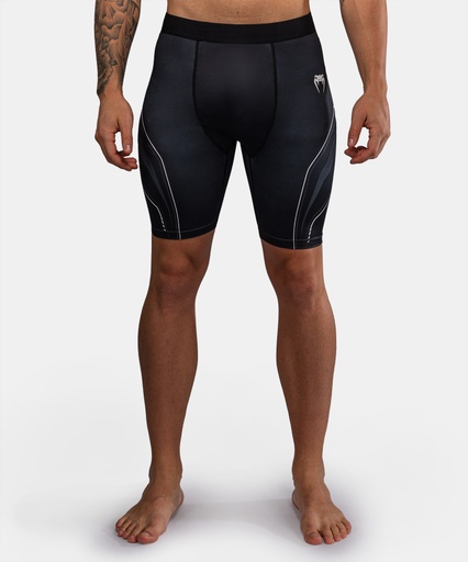 Venum Compression Shorts Streamline, Schwarz-Weiss