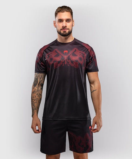 Venum Dry-Tech T-Shirt Spectre, Schwarz-Rot