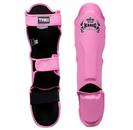 Top King Shin Guard Pro Skintex, Pink