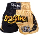 Top King Muay Thai Shorts TKTBS-250, Black-Gold