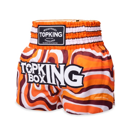 Top King Muay Thai Shorts TKTBS-251, Orange