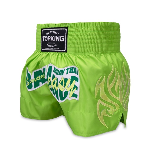 Top King Muay Thai Shorts TKTBS-253, Grün