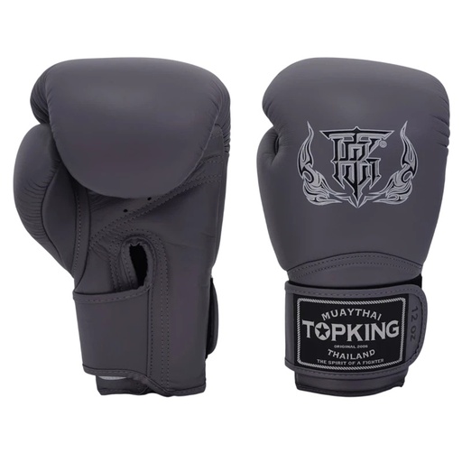 Top King Boxing Gloves Super, Dark Grey