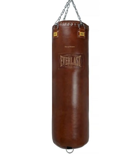 [P00004721] Everlast Heavy Bag 1910 Pro Old School 120x38cm, 40kg, Brown