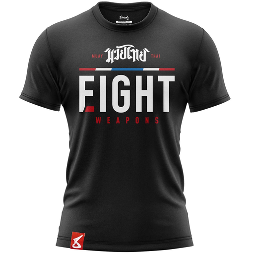 8Weapons T-Shirt The Fight, Schwarz