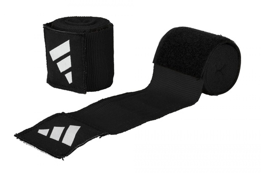 [ADIBP03-S-450] adidas Boxbandagen 4,5m Halbelastisch, Schwarz