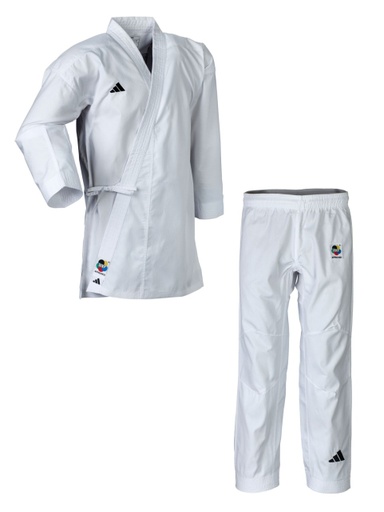 adidas Karate Suit Kumite Fighter K220DNA 8oz, White