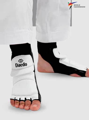 Daedo Fußschutz Taekwondo WT, Weiß
