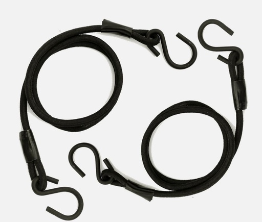 [DADOPBAE-S] Daniken Double End Bag Straps, Black