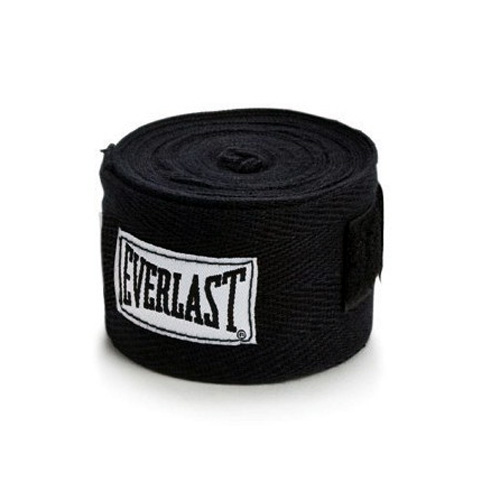 [722251-S-3] Everlast Hand Wraps 3m Inlastic, Black