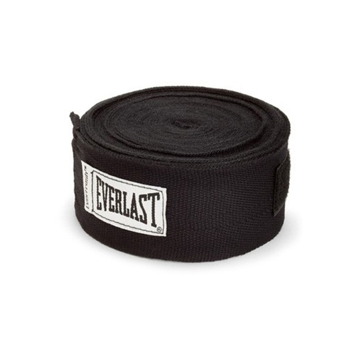 [722301-S-4-5] SALE 323 Everlast Boxbandagen 4,5m Halbelastisch, Schwarz