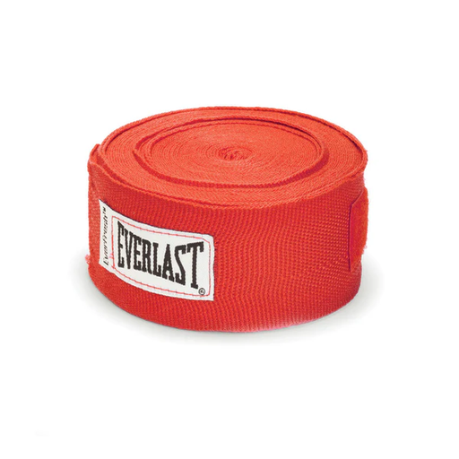[723771-R-4-5] Everlast Hand Wraps 4.5m Semi-Elastic, Red